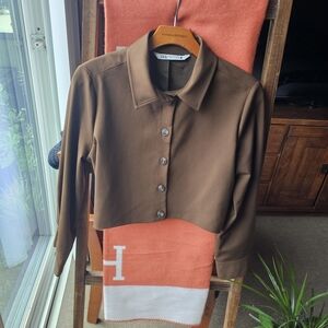 Zara Chocolate Brown Women's Blazer